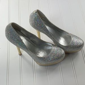ZIGI SOHO Shoes Glitter Platform High Heel Pumps. Staple 7 1/2